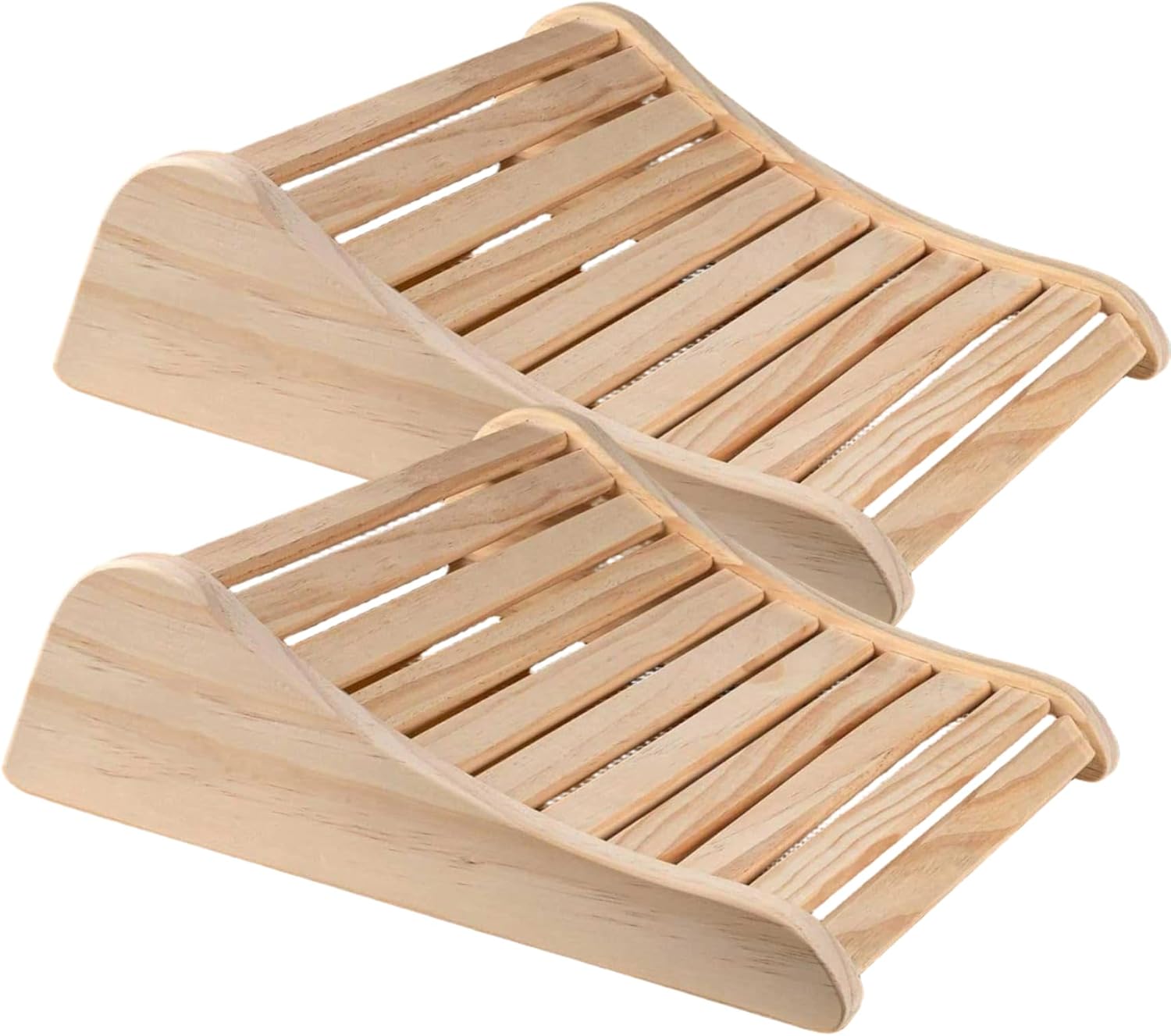2PCS Sauna Headrest Hollow-Out Wooden Sauna Pillow Neck Support for Infrared, Traditional, Barrel, Steam Pillow, Headrest, Accessories, Neck Support, Massage for Bed