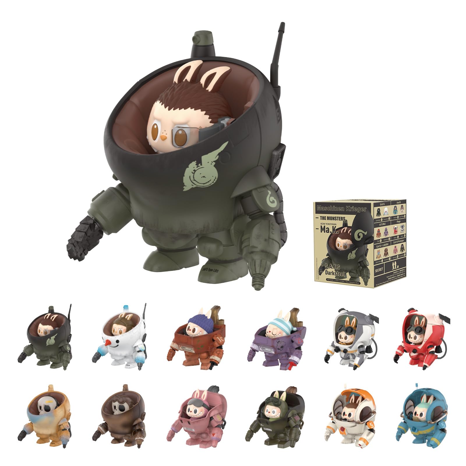 POP MART the monsters ma.k ラブブ アソートボックス Amazon.com: POP MART The Monsters x Kow Yokoyama Ma.K. Blind Box