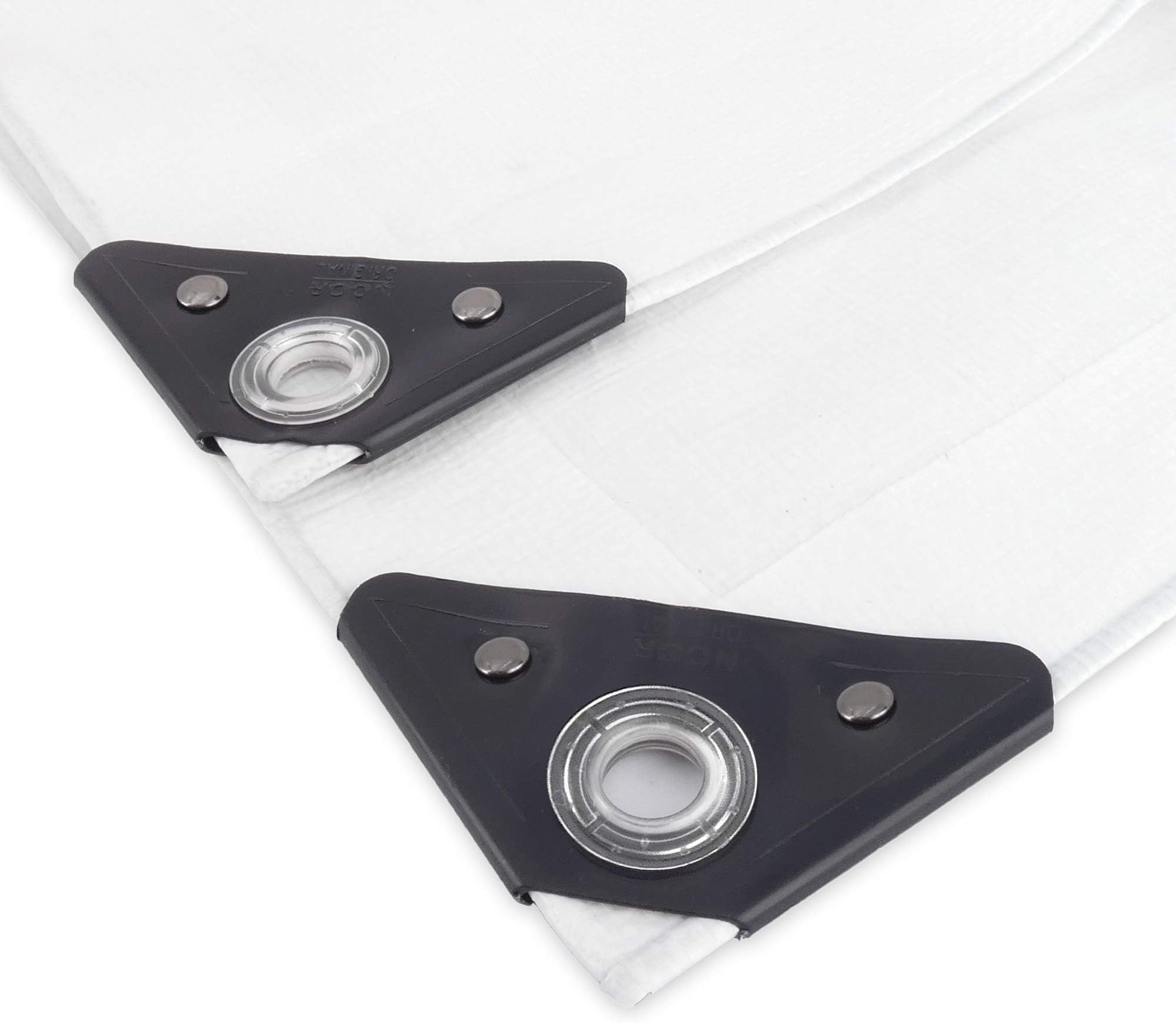 Noor Tarpaulin, 200 g/m², 2.00 x 2.00 m, Color: white, PP/PE