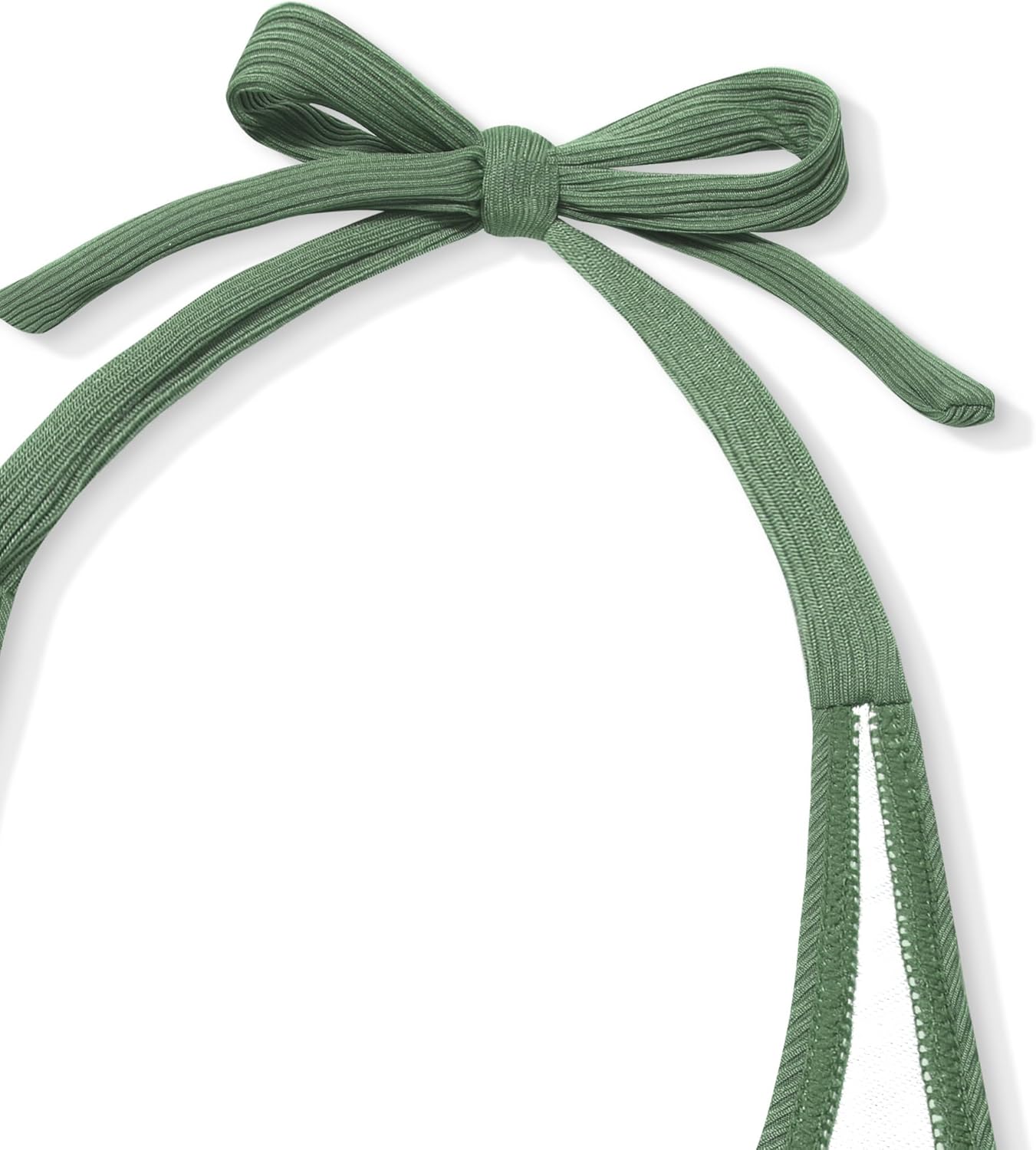 Girls Swimsuits 2 Piece Halterneck Bathing Suit Criss Cross Ruched Printed Tankini Swimwear Set for 9-16 Years - Image 7