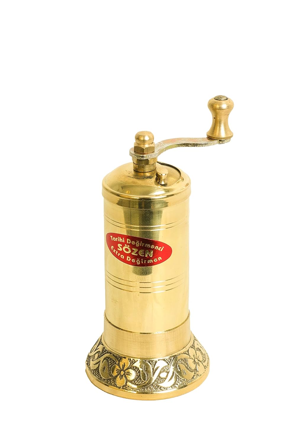 Buy 4.7" Handmade Manual Brass Pepper Mill Grinder Sozen, Portable