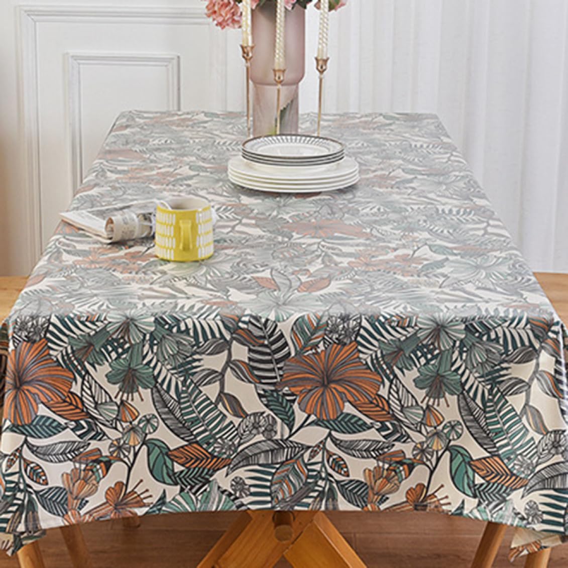 Amazon｜PIRNSDG ルシャトー ウィリアム モリス 高級 テーブルクロス