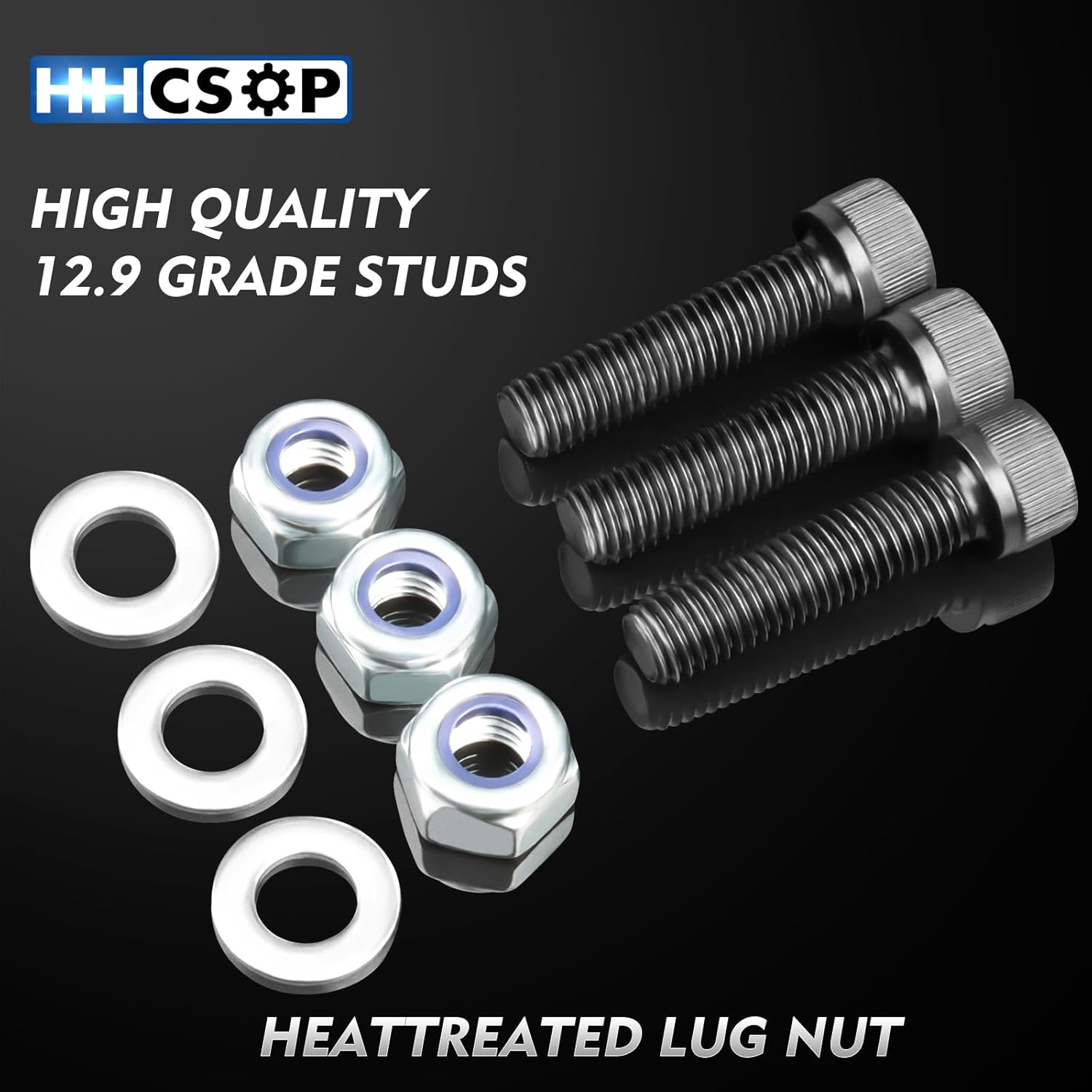 HHCSOP 3" Front Leveling Lift Kit for 2007-2023 Chevy Silverado 1500 GMC Sierra 1500 2WD 4WD, 3 inch Forged Strut Spacer Leveling Kit