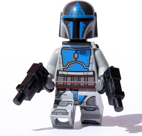 LEGO Star Wars The Clone Wars Minifigur - Mandalorian Loyalist Warrior with Dual Blasters (Limited Edition Foil Pack) 1 Stück