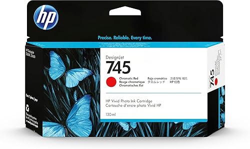 HP Cartucho de tinta original rojo cromático F9K00A 745
