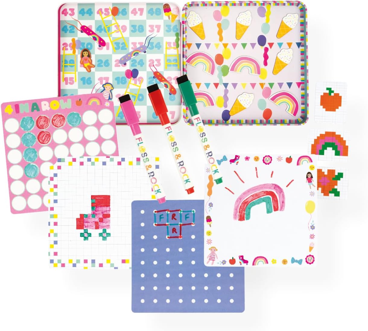 Floss and Rock Dolly Magnetic Games Tin image 3