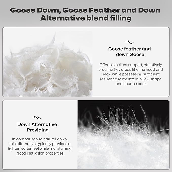 Almohada Duvet Tamaño Queen Blanca miniatura 4