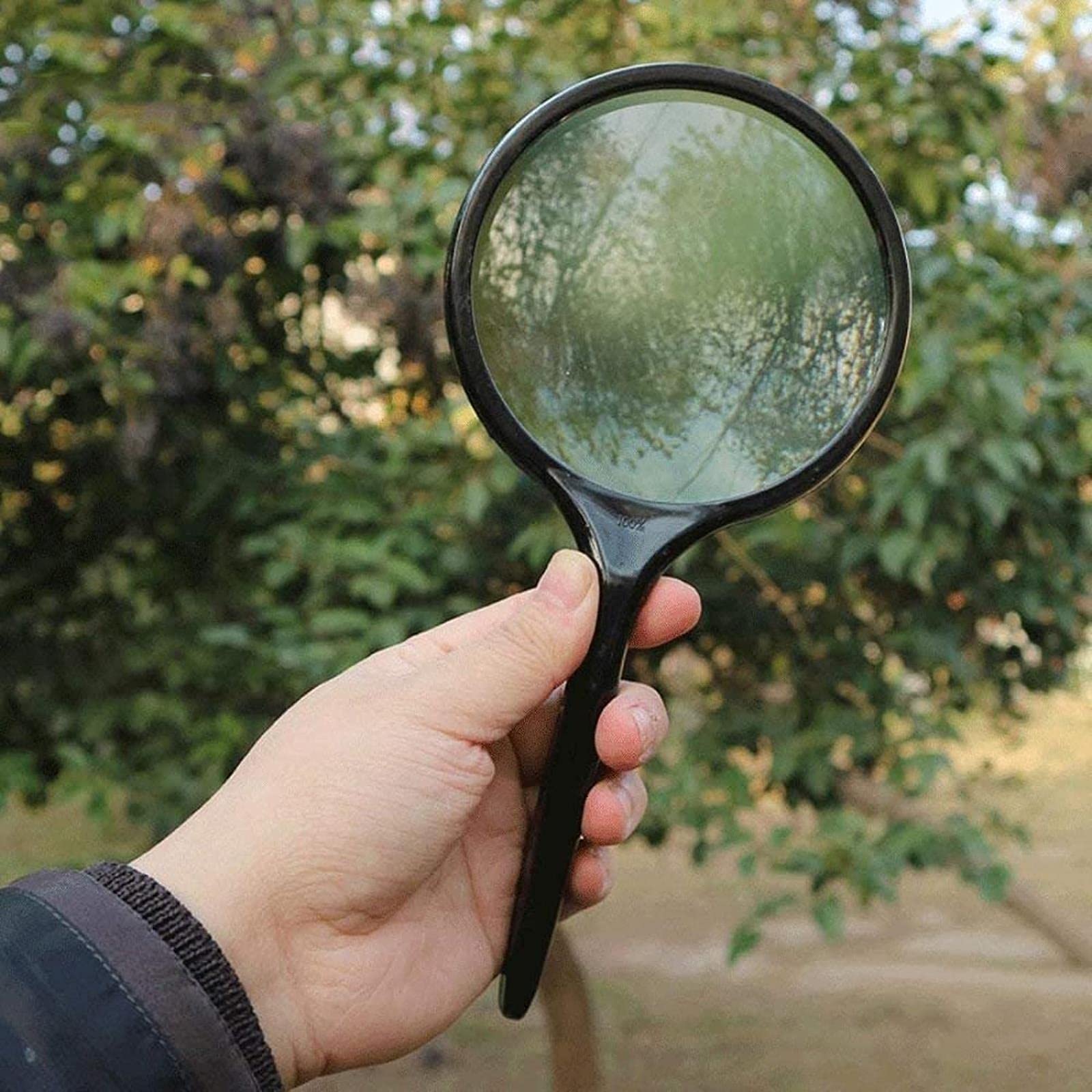 Magnifyiglasses Lente d'Ingrandimento Portatile 5X per Studenti Anziani Impara a Leggere i giornali in Loco Lente d'Ingrandimento ad Alto ingrandimento