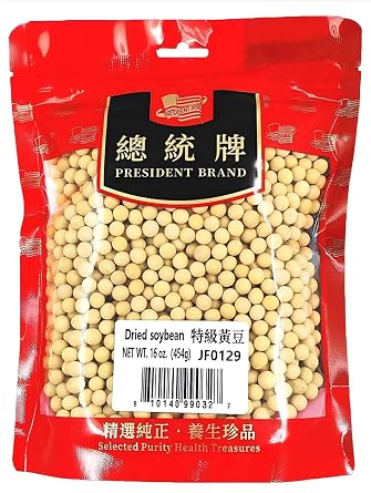 Sweet Post Premium Dried Yellow Soybeans, | Non-GMO, Kosher, Vegan Dried Beans | for Sprouting, Cooking, Homemade Soy Milk & Tofu | Selected Purity Health Treasures, 16 oz 454g