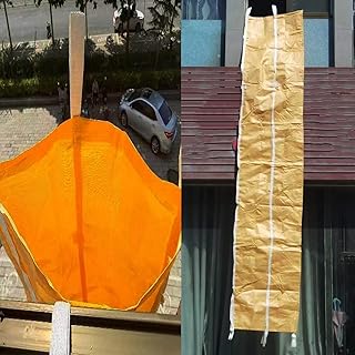 Heavy Duty 14ft Construction Chute, Material Extra grueso, resistente para eliminación de residuos de construcción（Includes 4-120lb Rated ZipTies）