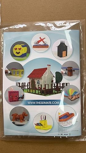 Miniatura 3 de 3Dmate Starter - Tapete transparente para bolígrafo 3D de 9 x 7 pulgadas con libro de plantillas compatibles, silicona flexible resistente al calor