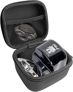 FitSand Hard Case Compatible for Skull Shaver Pitbull Silver PRO Electric Head & Face Shaver