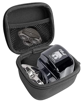 FitSand Hard Case Compatible for Skull Shaver Pitbull Silver PRO