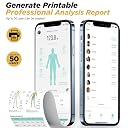 Runstar Scale for Body Weight and Fat Percentage, 8 Electrodes High Precision Digital Scale for BMI 20 Body Composition Measurement, Bathroom Smart Scales with Large Color Display FSA or HSA Eligible gallery image