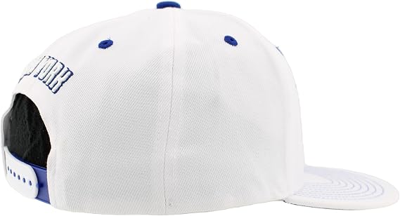 ZHATS NBA Unisex-Adult NBA Officially Licensed Adjustable Snapback Hat Flat Bill Z11 Pop White