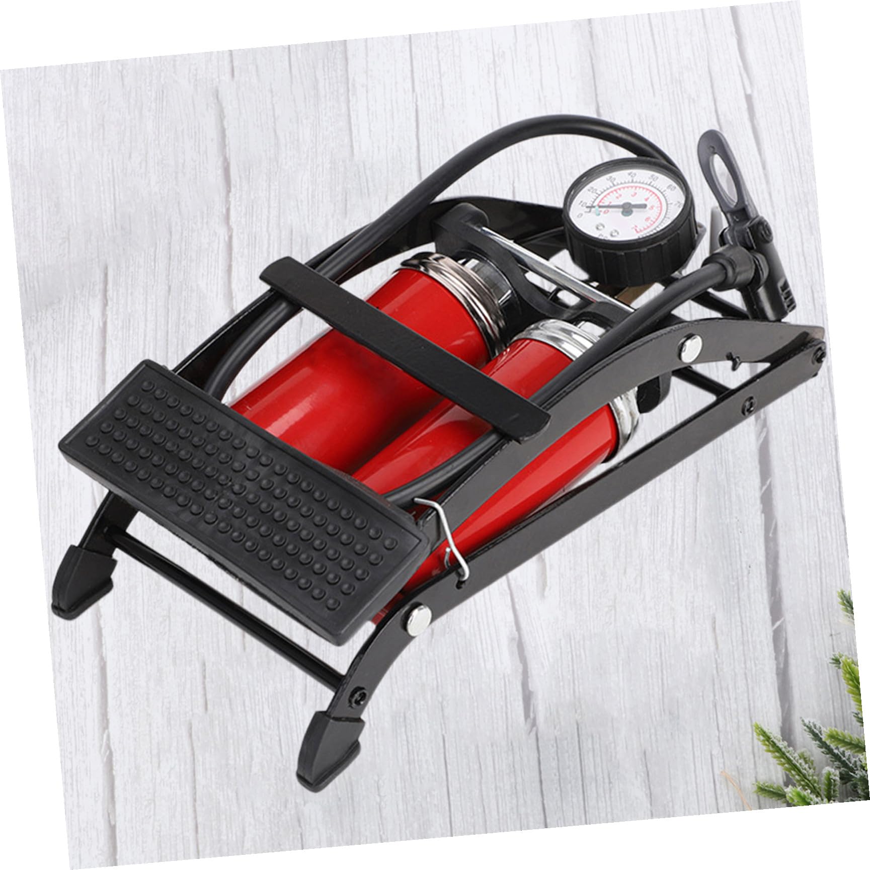Kleiner Fußpumpe mit Fußpedal für Fahrrad, Hochdruck, Eisen
