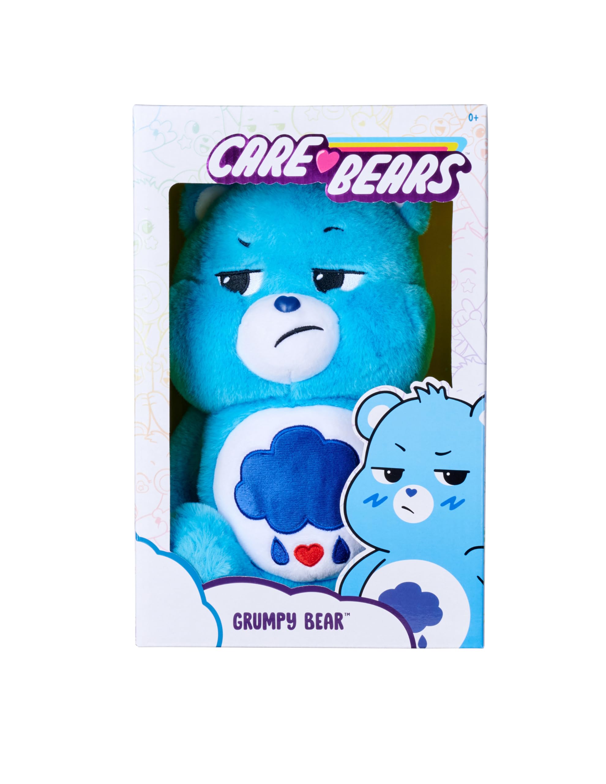 Simba 6305878004038 Troskliwe Misie Miś Gderek;Grumpy Bear; Pluszowa figurka 35 cm w prezentowym opakowaniu;