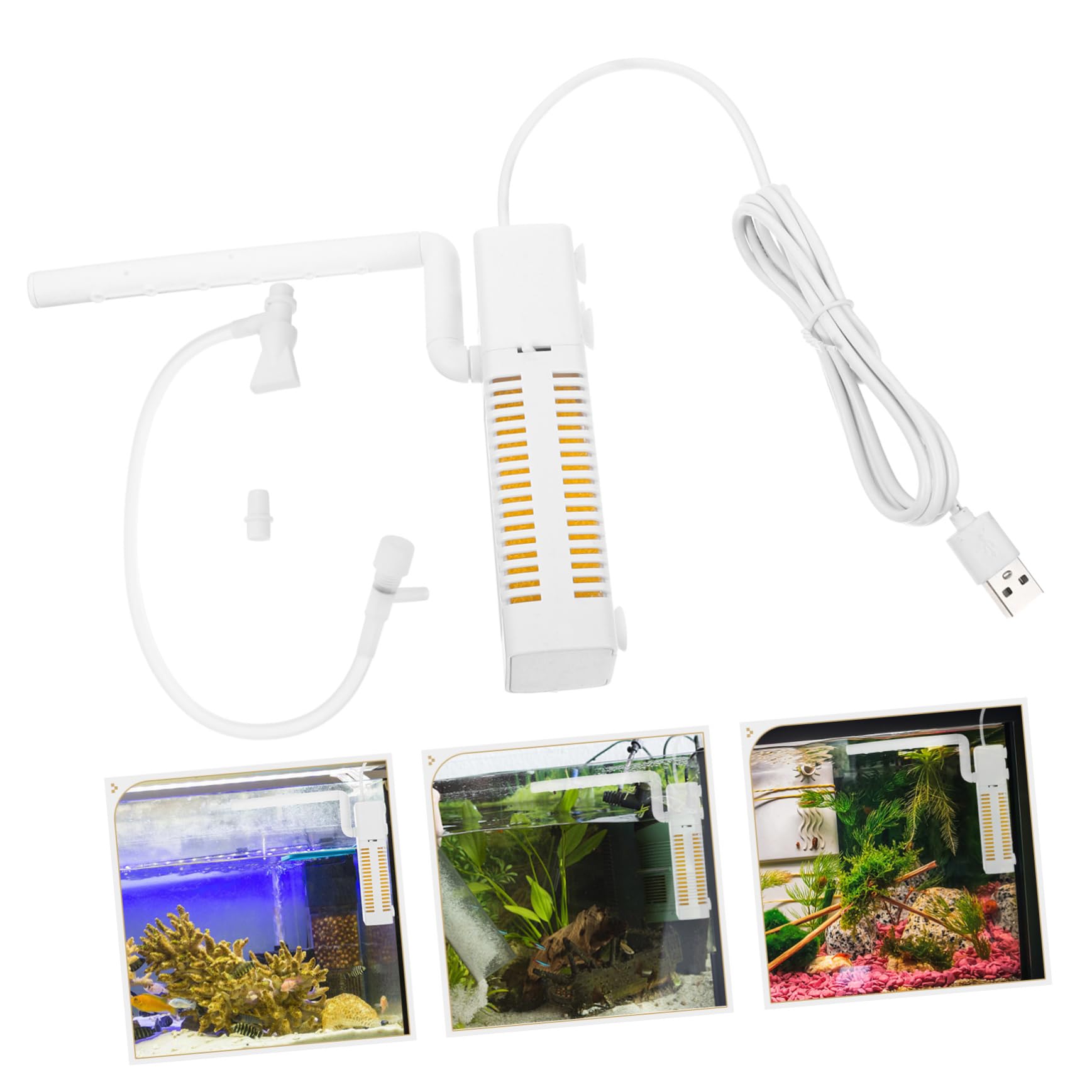 Sosoport 5pièces Pompe à Eau Usb Silencieuse Pour Aquarium Fontaine Et Systèmes Hydroponiques Pompe Submersible Pour Économie Eau