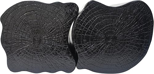 Miniatura 40 de kevinplus Juego de 2 mesas auxiliares pequeñas blancas para sala de estar, mesa auxiliar redonda de madera para dormitorio, oficina, sin montaje