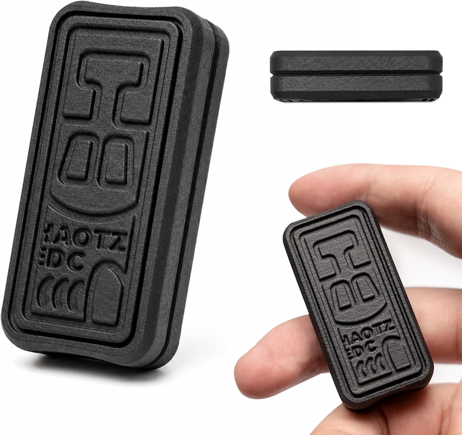 Fidget Slider, Trackless Magnetic EDC Fidget Toy, Nylon Free-Floating Push Slider for Adults Stress Relief
