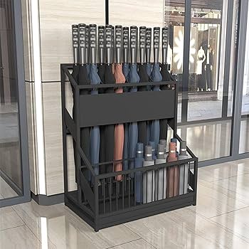 業務用傘立て ゴールド 二段式傘立て オフィス用傘たて おしゃれ