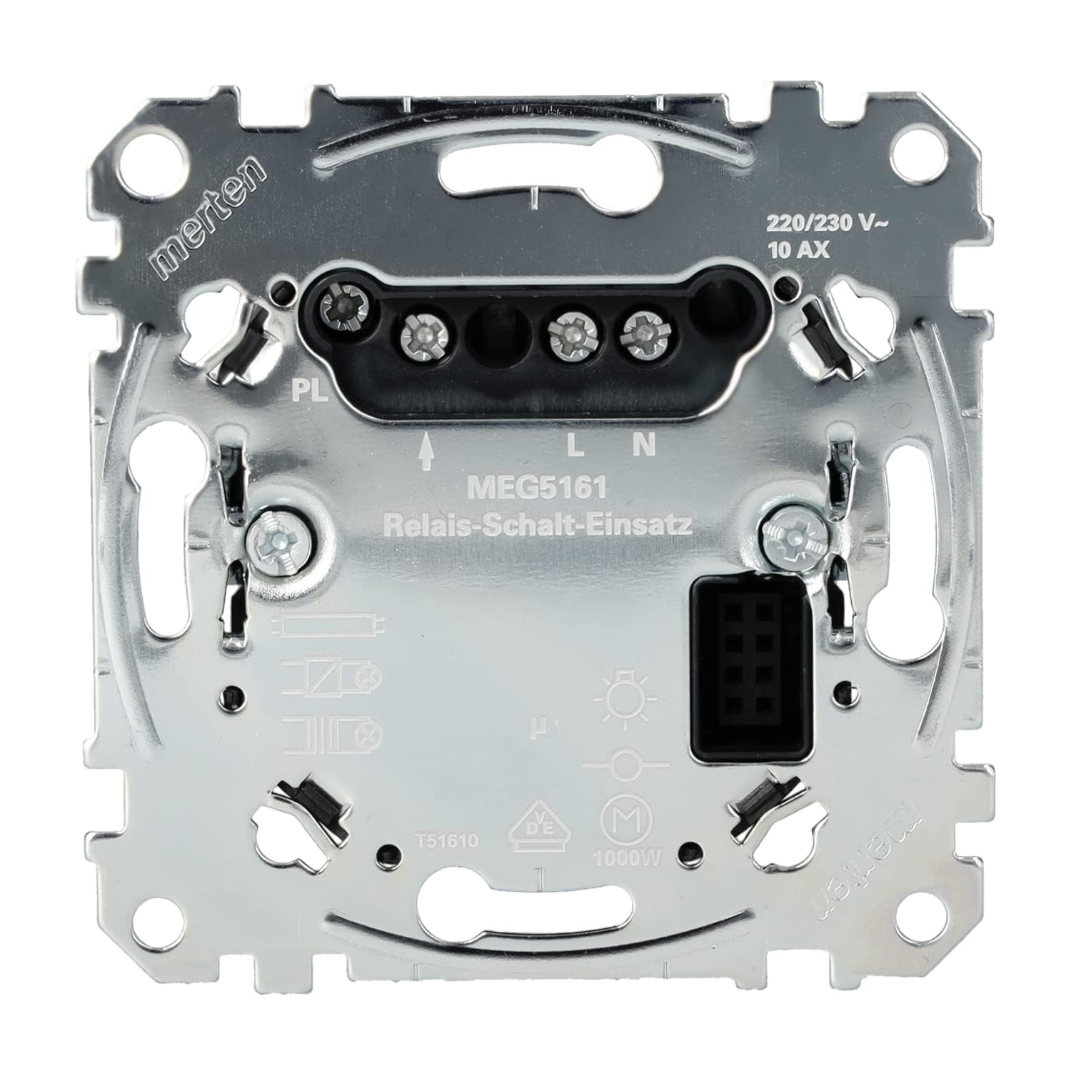 Schneider Electric Merten Relais-Schalt-Einsatz, Unterputz, 1-fach, Artikelnummer MEG5161-0000