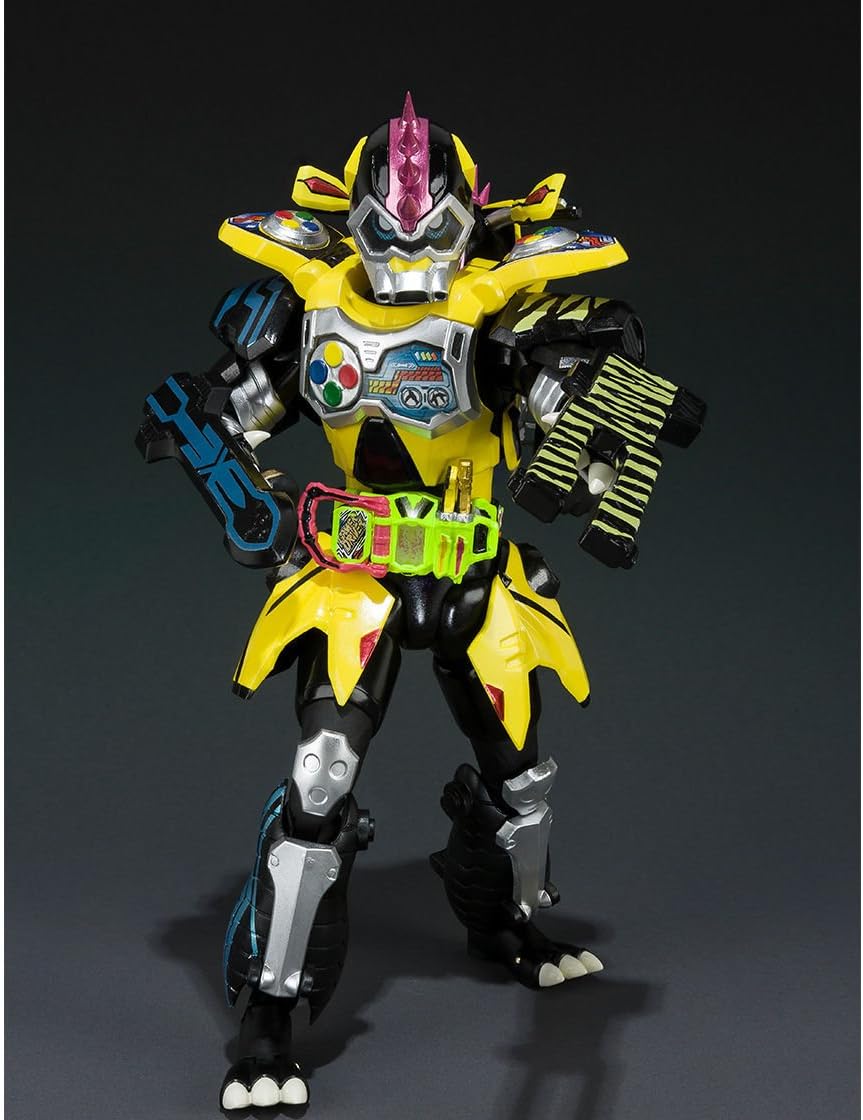 Tamashii Nations S.H. Figuarts Kamen Rider Lazer Hunter Bike Gamer Level 5 "Kamen Rider Ex-Aid" Action Figure
