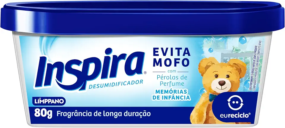 Limppano Evita Mofo Desumidificador Inspira 80G - Fragância: Memorias De Infância