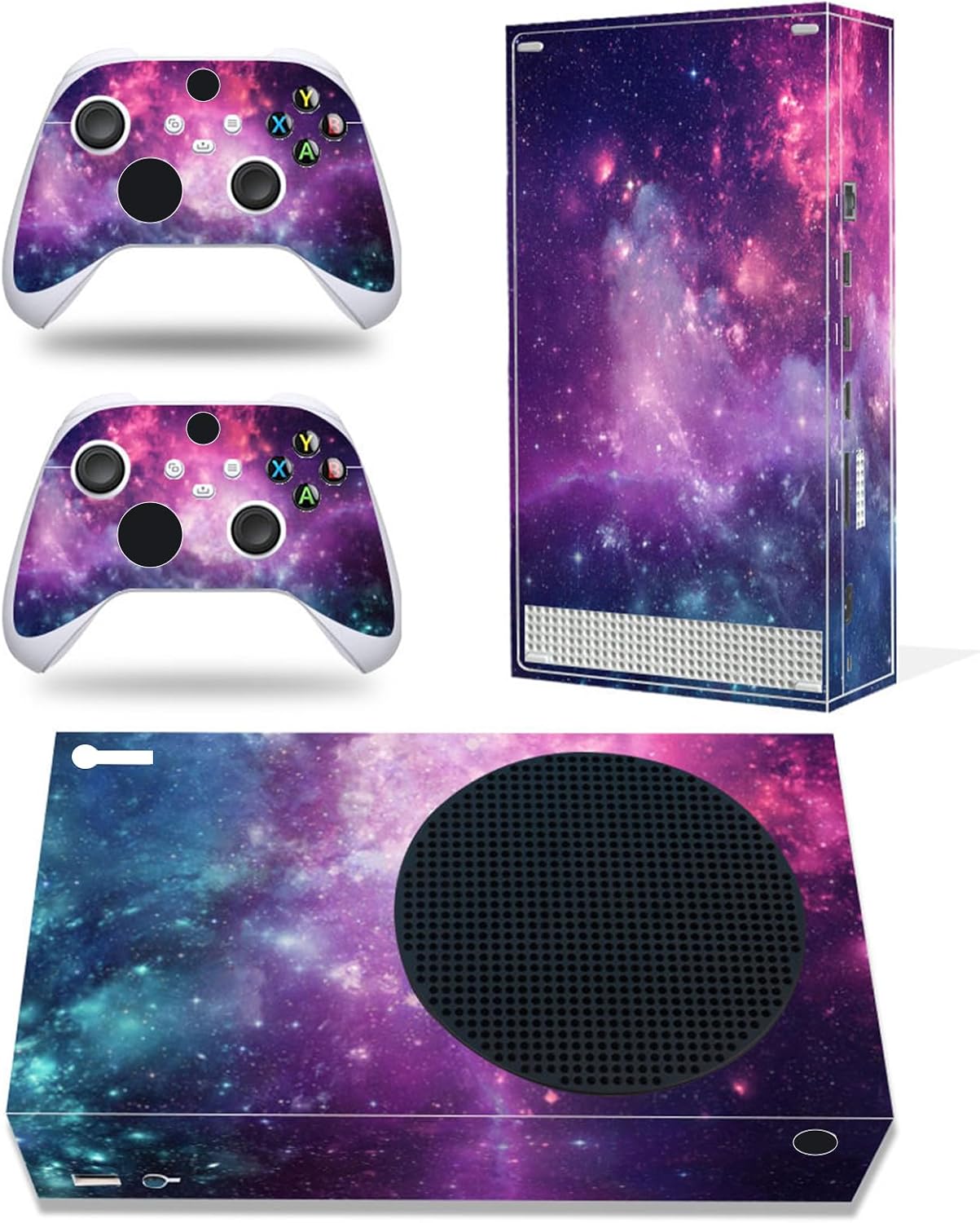 Skin for Console Compatible with Xbox Series S (Purple)