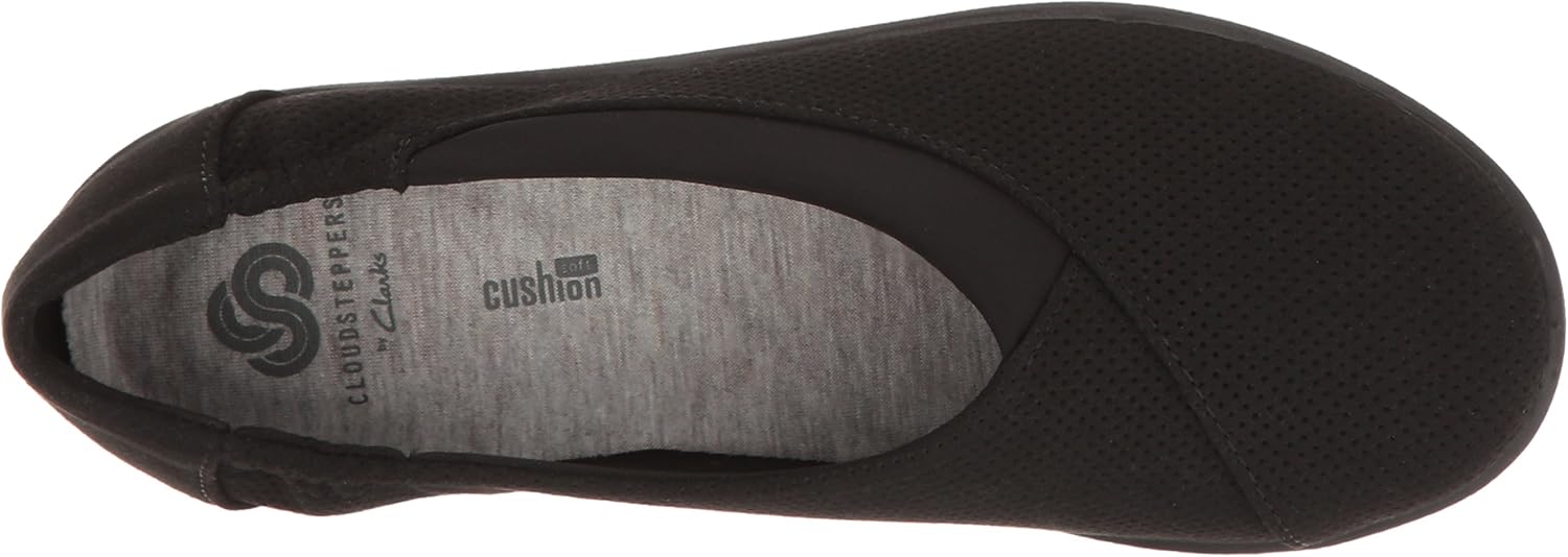 clarks women's cloudsteppers sillian jetay flat
