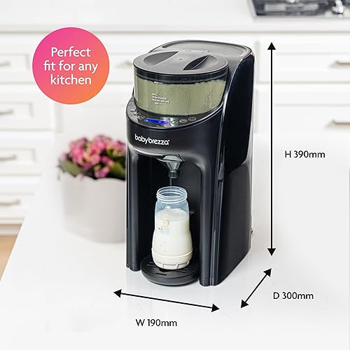 Baby Brezza Formula Pro Advanced Formula Dispenser Machine - Automatically Mix a Warm Formula Bottle Instantly - Easily Make Bottle with Automatic Powder Blending, Black - 8