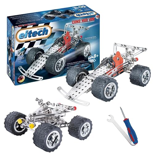 Eitech 00092 Coche de carreras - Juego de construcción de metal (180 piezas) [importado de Alemania]