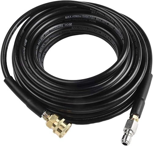 Tuyau de nettoyeur haute pression avec raccord rapide pivotant 