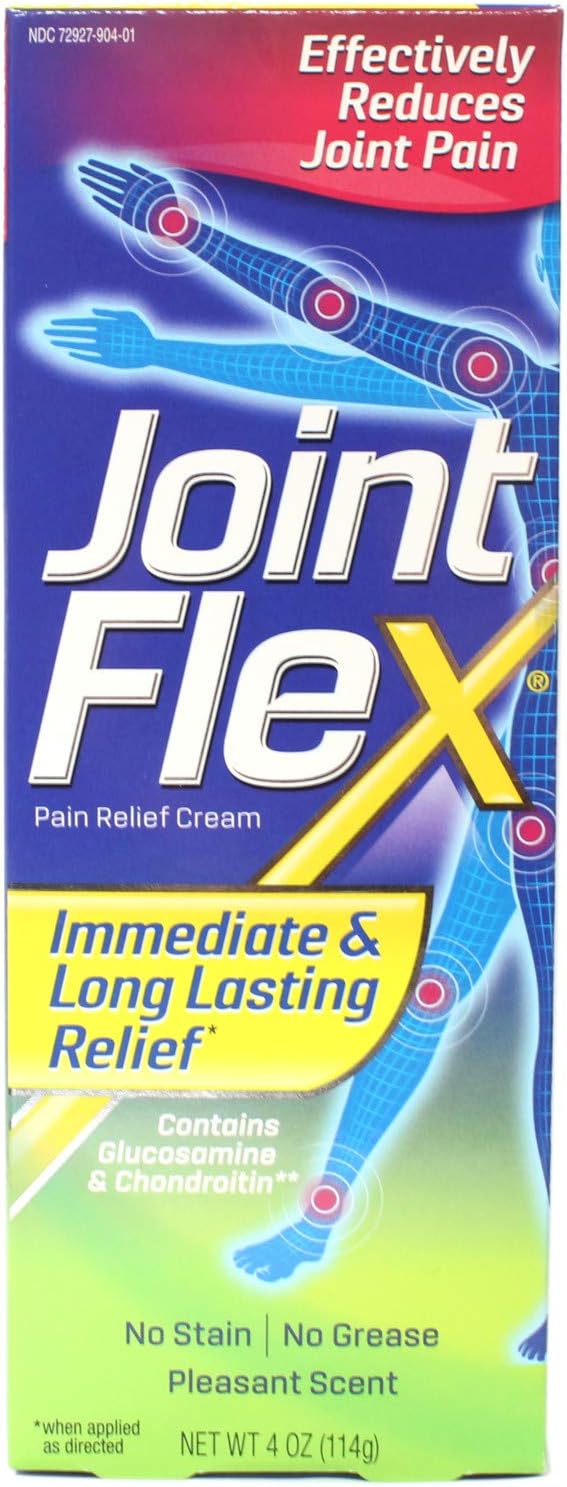 كريم تخفيف الألم JointFlex ، التهاب المفاصل ، 4 أوقية. بواسطة Joint Flex