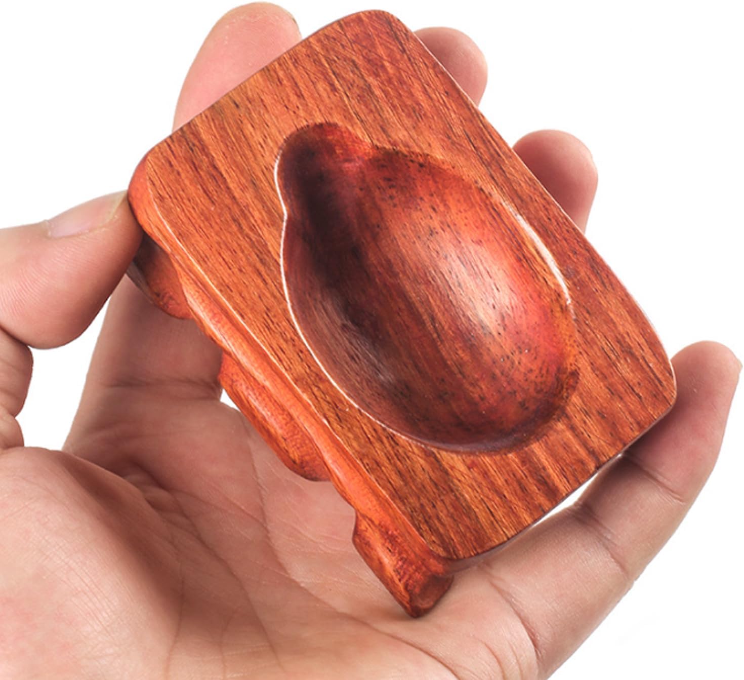 Wooden Pipe Stand for 1 Tobacco Smoking Pipe, Handmade from Solid Wood Portable Lightweight for Single Pipe Smoking Cigar Pipe Stand
