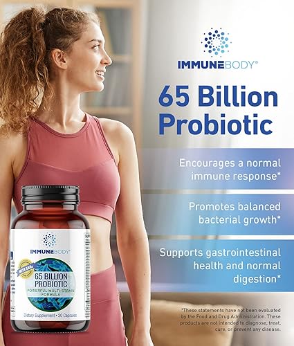 Miniatura 6 de Probiótico definitivo para la salud digestiva - 65 mil millones de UFC, 13 cepas probióticas, SBOs, prebióticos | Apoyo inmunológico | Hombres y