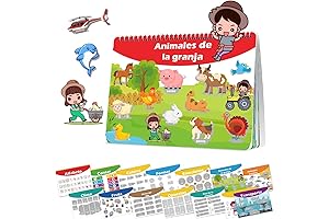 Spanish Busy Book for Kids | Montessori Toys for Toddlers