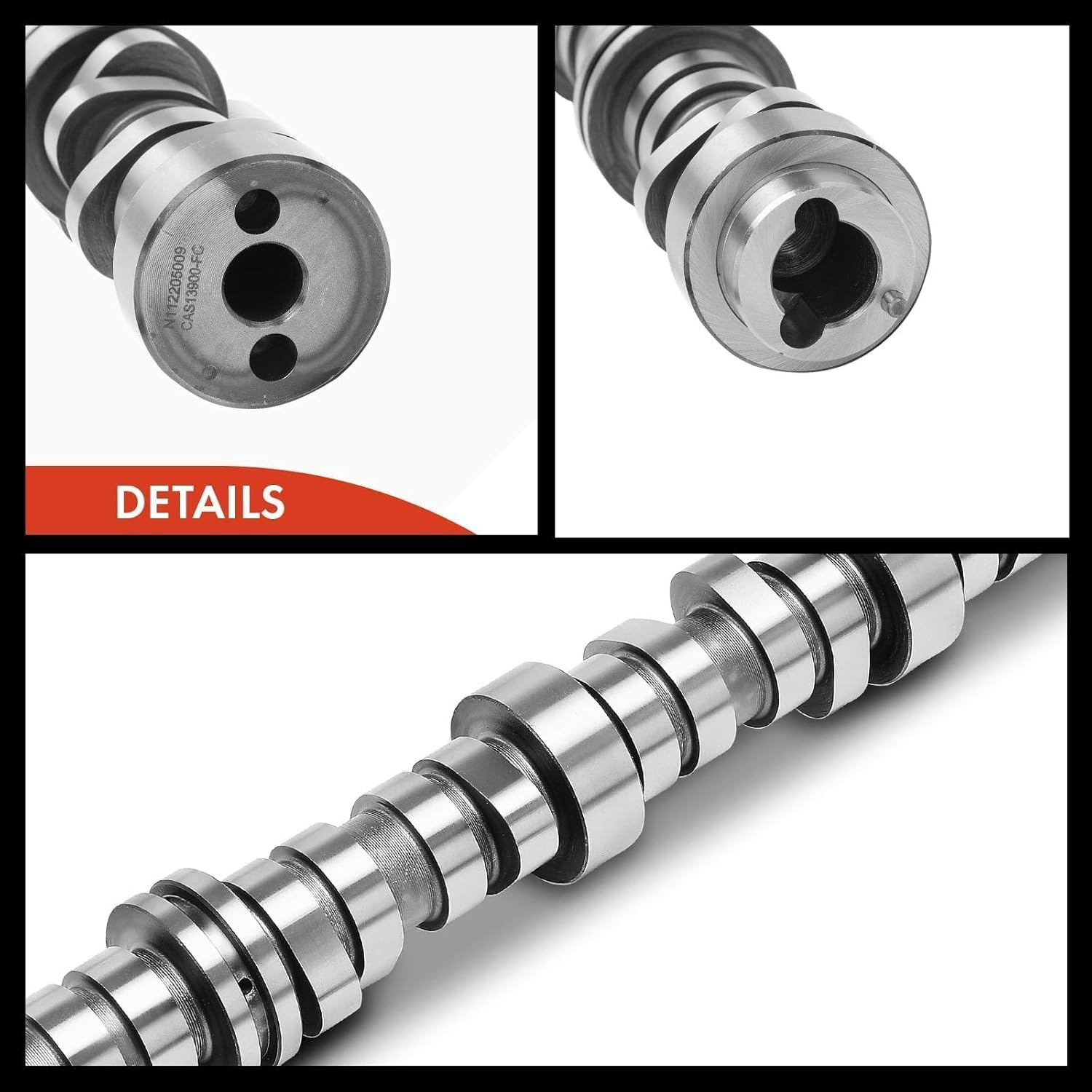 A-Premium Engine Camshaft Compatible with Chevrolet Silverado 1500, Tahoe, Colorado, Express 1500, Express 2500, Express 3500 & GMC Sierra 1500, Yukon, Canyon, Savana 1500, Savana 2500, Savana 3500