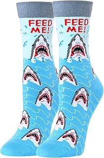 Boys Socks Kids Socks Crazy Socks Silly Socks Funny Socks for Kids, Fun Boys Novelty Socks Childrens Socks Shark Gifts Shark Socks for Kids Boys