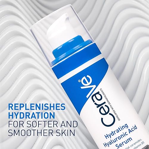 Miniatura 2 de Cerave Suero de ácido hialurónico para la cara con vitamina B5 y ceramidas suero facial hidratante para piel seca sin fragancia 1 onza