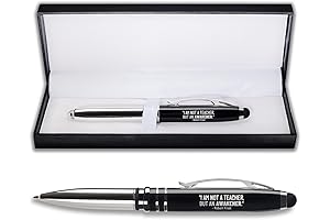 Engraved Teacher Appreciation Gift Pen - 3-in-1 Pens for Teachers with LED...
