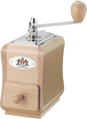 Zassenhaus - 40098 Zassenhaus Santiago Coffee Mill Grinder Beech Wood,