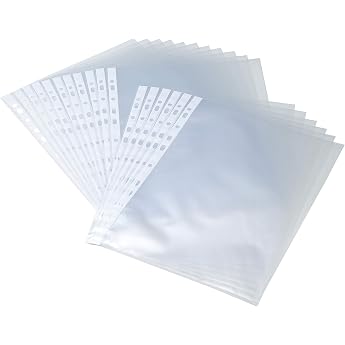 Bantex Budget 400105682 Document Wallets A4 Pack of 100 Transparent