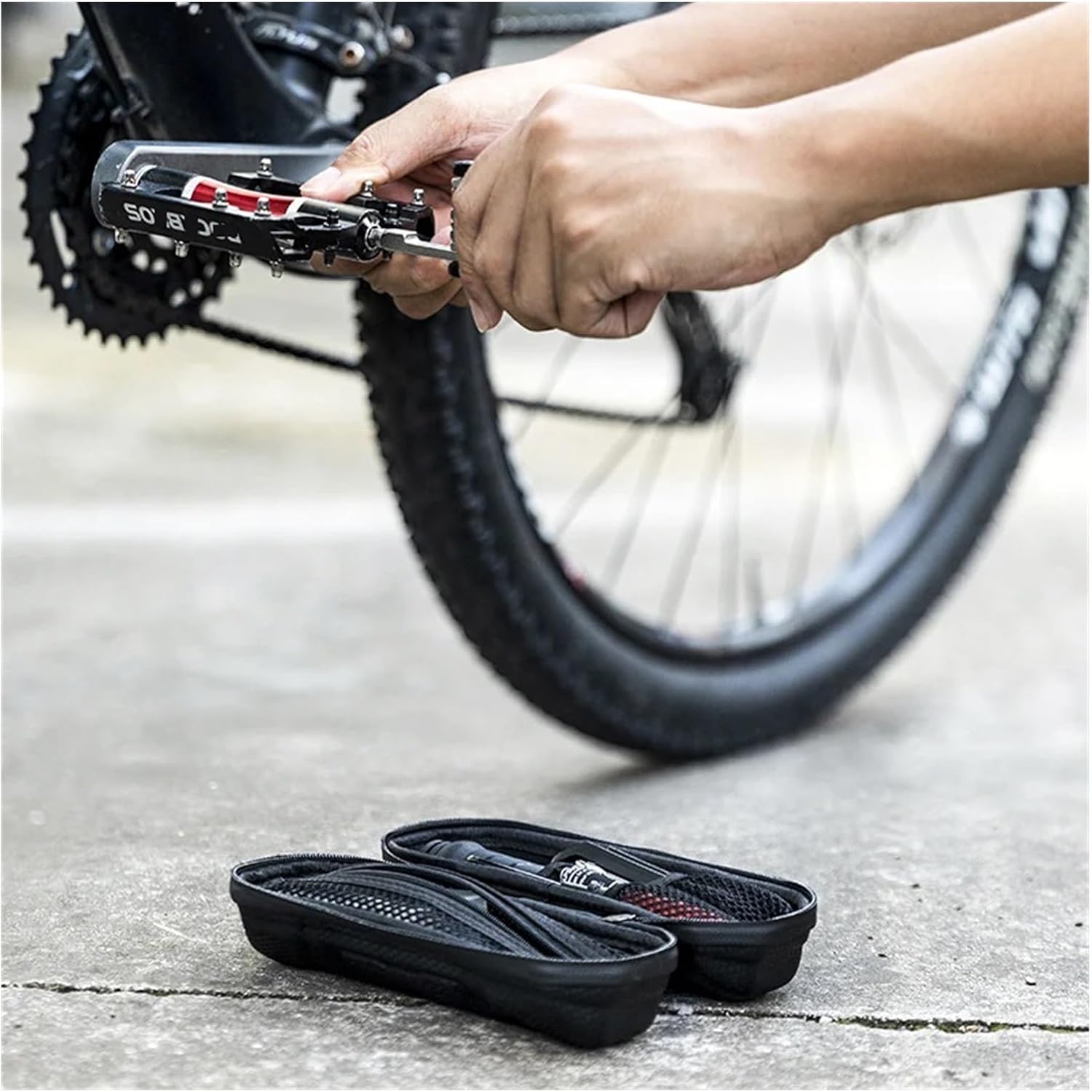 Bike Tool Kits Multifuctional Tools Set Pump Tire Repair Kits Storage Bag Bicycle Mantainance Kits Cycling Accessories