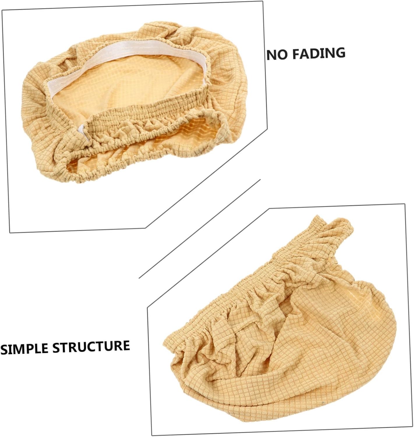 6Pcs Stretch Chair Covers for Home Delicate Nordic Style Protector for Dining Chairs Easy to Install and Maintain