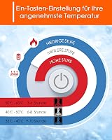 Behozel Fűthető Zokni 5V 5000mAh Újratölthető 65°C Férfi Női Meleg Lábmelegítő, EU 37-48 5