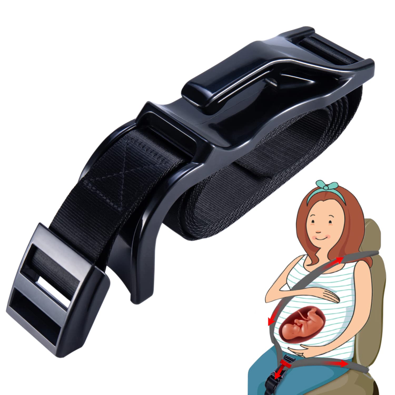 Pregnancy Seat Belt Adjuster Seat Bump Strap for New Zealand Ubuy