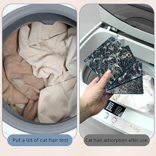 Miniatura 3 de Removedor de pelo de mascotas para lavandería, recogedor de pelusas para lavadora, removedor de pelo de perro reutilizable para lavandería,