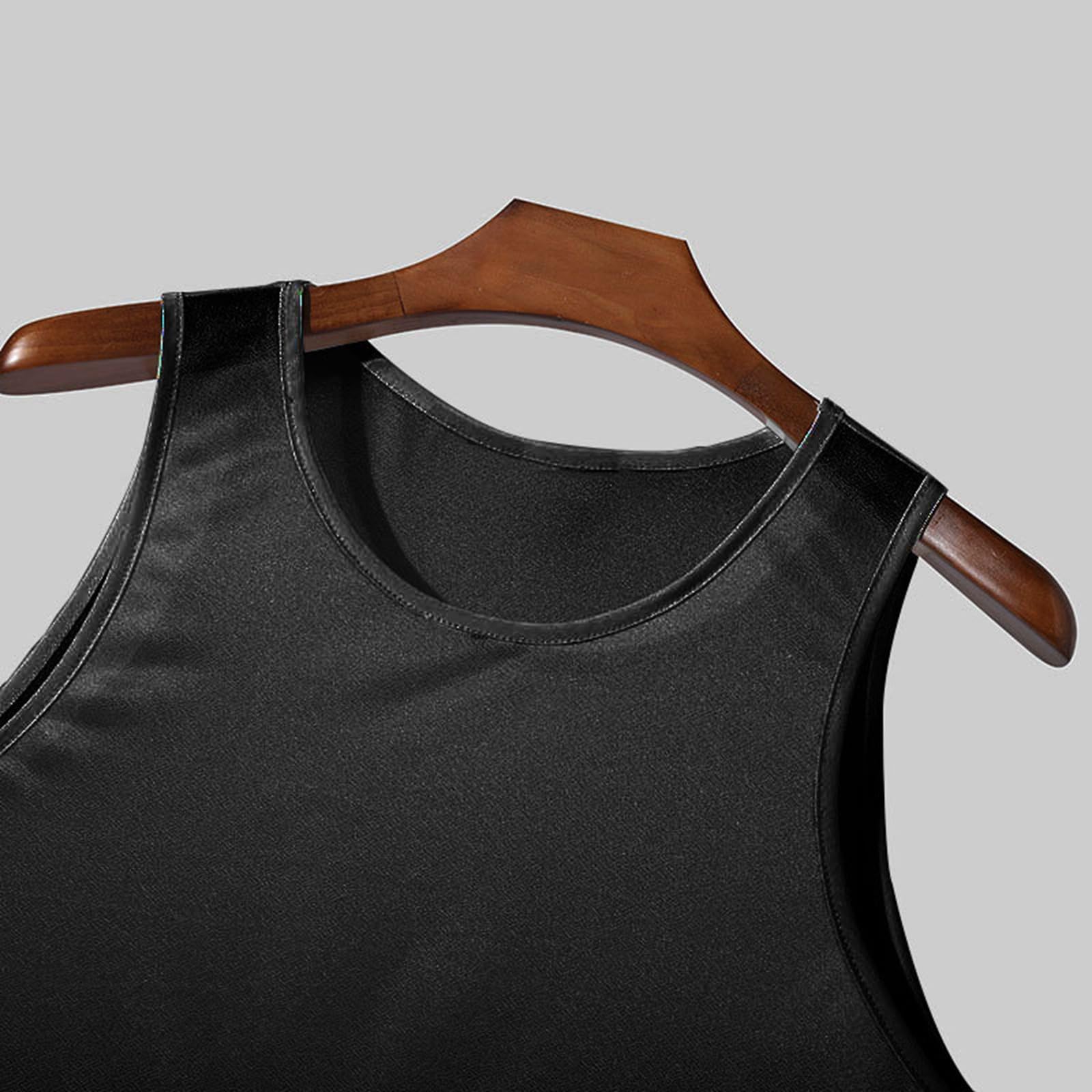 Strick Tank Top Herren Netzoberteil Netz Top Sexy Tanktops Muskel Netzhemd Sehen Durch Weste Mesh Shirt Fishnet Muscle Top Muskelwesten Sommer Westen Hohl Out Workout Netzhemd Achselshirts