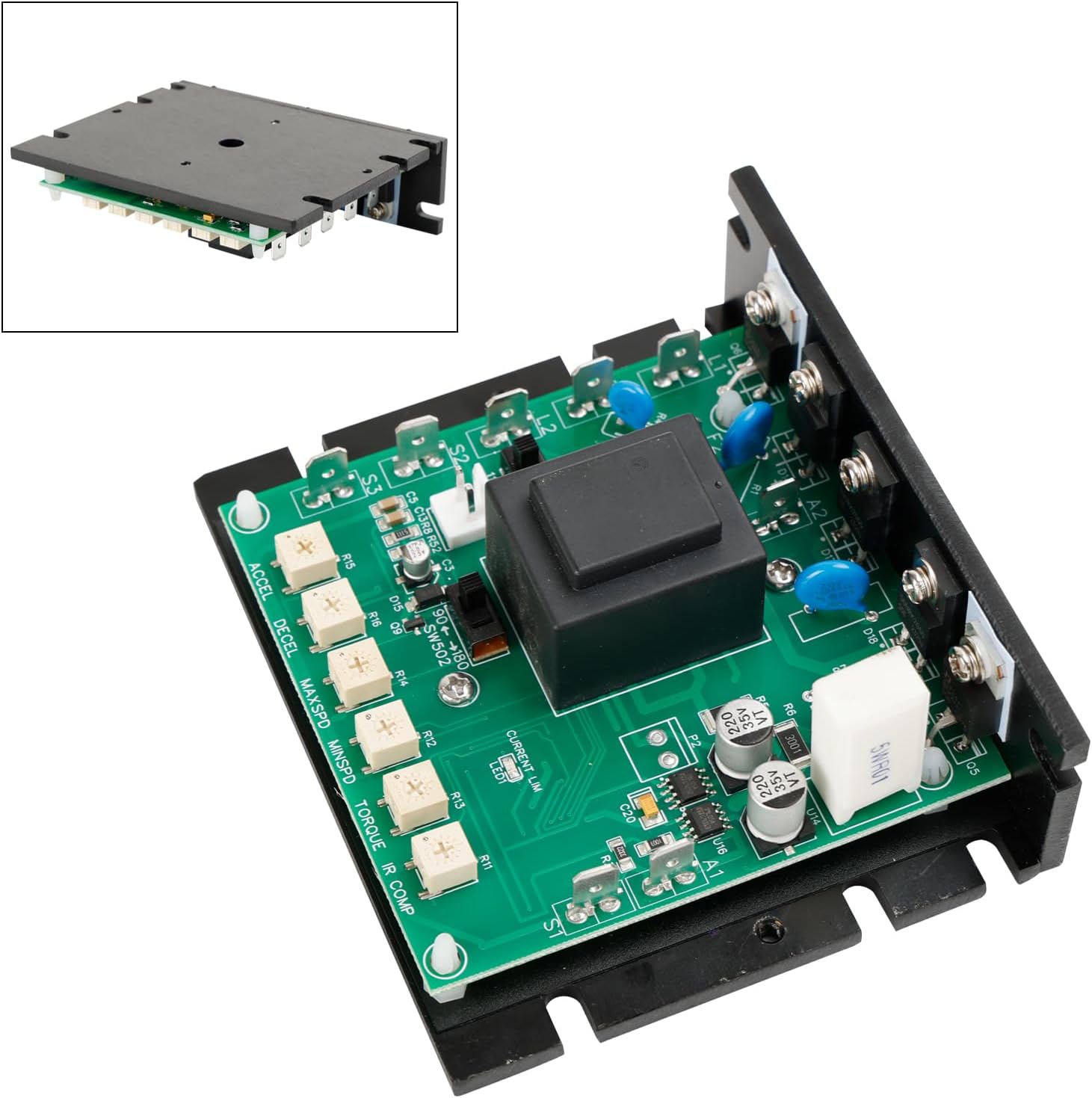 Areyourshop MM23001C DC Motor Speed Controller 115 Or 230 Volt AC Input